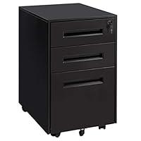 Algopix Similar Product 9 - Giantex 3Drawer Mobile File Cabinet