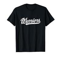 Algopix Similar Product 5 - Warriors Mascot T Shirt Vintage Sports