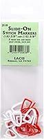 Algopix Similar Product 2 - Lacis SlideOn Stitch Markers 20Pkg