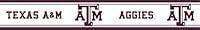 Algopix Similar Product 2 - NCAA Texas AM SelfStick Wall Border 