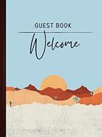 Algopix Similar Product 5 - Guest Book AirBnB Hardcover Guest