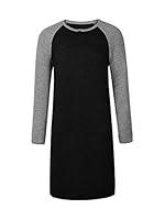 Algopix Similar Product 13 - Mens Cotton Nightshirts Raglan Short