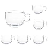 Algopix Similar Product 8 - Maredash 16oz Glass Jumbo Mugs With