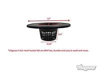 Algopix Similar Product 1 - Viagrow V6ML12 Net Pot 6 in 12Pack