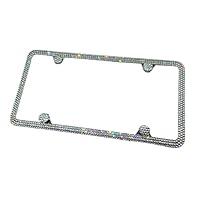 Algopix Similar Product 18 - HANDMADE Bling 3 Row License Plate
