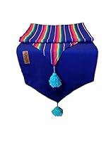 Algopix Similar Product 20 -  Corazon Maria Runner blue tablecloth