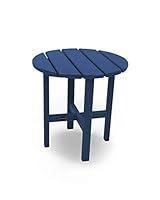 Algopix Similar Product 1 - POLYWOOD Round 18" Side Table in Navy
