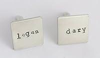 Algopix Similar Product 16 - Legendary Pewter Cufflinks  Legen Dary