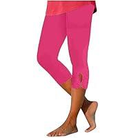 Algopix Similar Product 6 - Capri Leggings for Women Floral Summer
