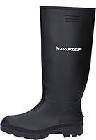 Algopix Similar Product 11 - DUNLOP Men's Wellington Boots, Black, 48