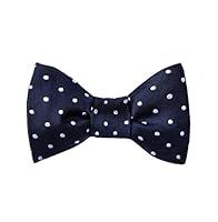 Algopix Similar Product 10 - Mens Navy With White Dots Navy Blue