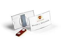 Algopix Similar Product 16 - Durable Convex 812319 Name Plate With