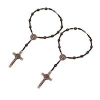 Algopix Similar Product 13 - KOMI 2 PCS Wood Rosary Beads Bulk for