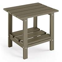 Algopix Similar Product 2 - ABCPATIO Adirondack Side Table Outdoor