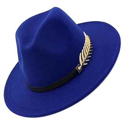 Best Deal for UILGNEM Fedoras Big Brim Hats for Women British Style