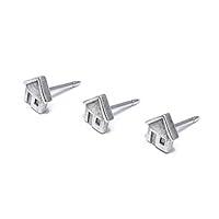 Algopix Similar Product 18 - Silver House Metal Map Push Pins