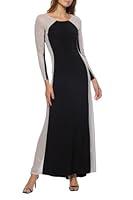 Algopix Similar Product 17 - Marina Boat Neck Long Embellished