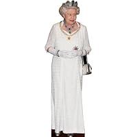 Algopix Similar Product 11 - H10087 Queen Elizabeth II White