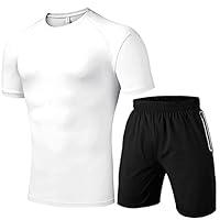 Algopix Similar Product 2 - Mens Summer Sports Suit 2 Piece