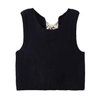 Algopix Similar Product 8 - KEOMUD Womens Bow Crochet Sweater Vest