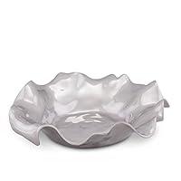 Algopix Similar Product 18 - Arthur Court Aluminum Modern Salad Bowl