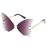 Algopix Similar Product 15 - justHIGH 2021 Butterfly Rimless