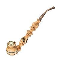 Algopix Similar Product 6 - Handmade Wooden Tobacco pipe (amber)