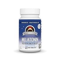 Algopix Similar Product 1 - Source Naturals Melatonin 1 mg  200