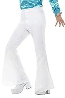 Algopix Similar Product 12 - Smiffys Flared Trousers Man White