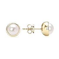 Algopix Similar Product 16 - DENGGUANG Pearl Earrings for Women 18k