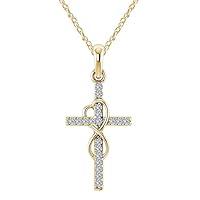 Algopix Similar Product 15 - Personalized Cross Necklace for Teen