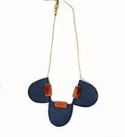 Algopix Similar Product 14 - Casual blue necklaceBold contemporary