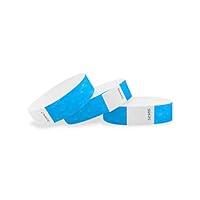Algopix Similar Product 13 - WristCo Neon Blue 34 Tyvek Wristbands