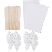 Algopix Similar Product 5 - Simplicity White Wedding Fan Kit 24pc