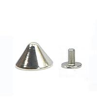 Algopix Similar Product 2 - Angelakerry 50pcs Silver Rivet Cone