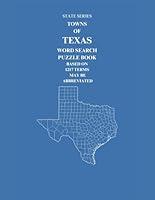 Algopix Similar Product 7 - Towns of Texas: Word Search Puzzle Book