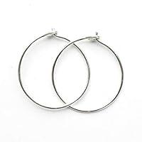 Algopix Similar Product 12 - Little Sterling Silver Hoop Earrings
