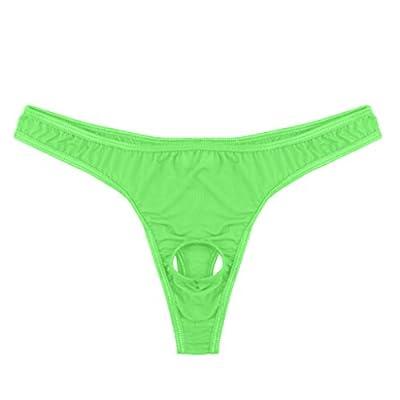 Best Deal for Underpants Underwear G-string Hole Front Mens Thong Bikini