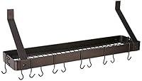 Algopix Similar Product 4 - Old Dutch WallMount Bookshelf Pot Rack