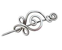Algopix Similar Product 3 - Celtic Budding Spiral Aluminum Shawl