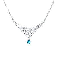Algopix Similar Product 17 - Simulated Gemstone Blue Topaz Good Luck