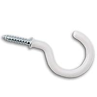 Algopix Similar Product 3 - Securit Cup Hooks Plastic Covered White