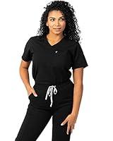 Algopix Similar Product 14 - Women's Scrub Top Caribbean-Blue XS