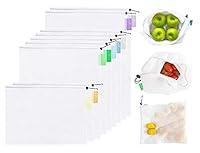 Algopix Similar Product 19 - purifyou Set of 9 Reusable Produce