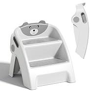 Algopix Similar Product 6 - Folding Kids Step Stool for Bathroom