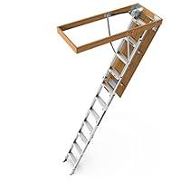 Algopix Similar Product 17 - Aluminum Attic Ladder Pull Down Loft