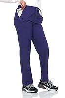 Algopix Similar Product 7 - Scrubs for Women 4 Pocket Pants Stretch