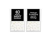 Algopix Similar Product 10 - 48 Birthday Tic Tac Labels Party Favor