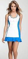 Algopix Similar Product 4 - Girls Blue and White Tennis Dress