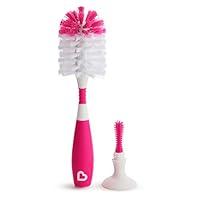 Algopix Similar Product 9 - Munchkin Bristle Bottle Brush, Pink